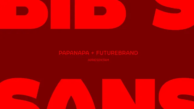 Bold red typography masthead, minimal, geometric, high-contrast