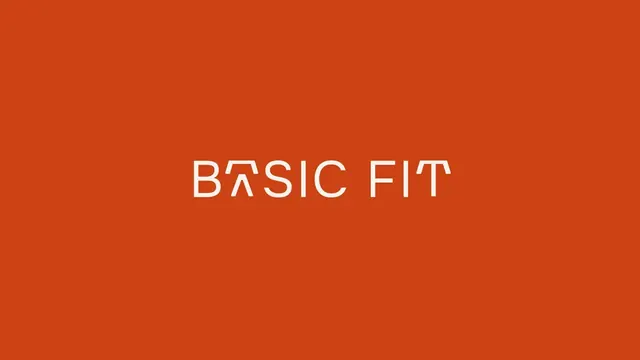 Basic Fit logo, geometric, minimal, light
