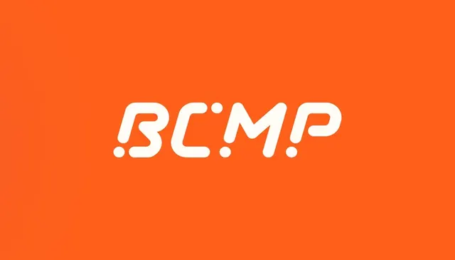 BC Media logo, line-art, light