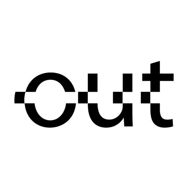 Modular geometric wordmark logo, minimal, geometric, dark