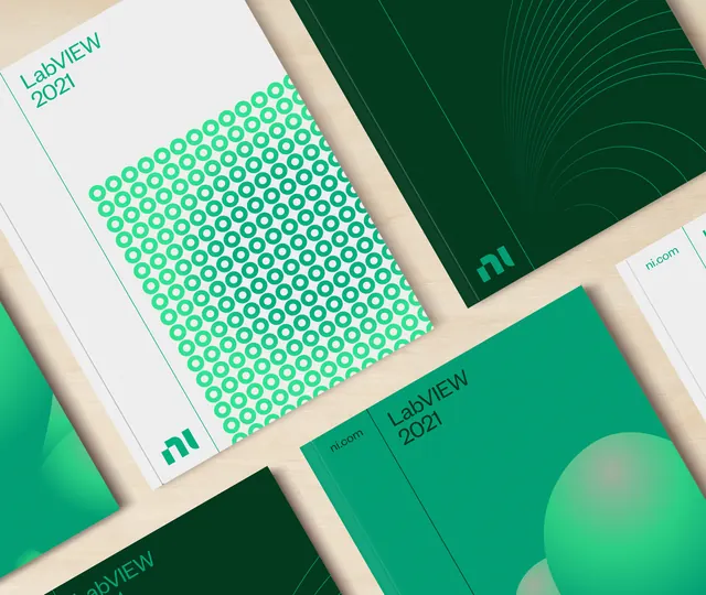 Mint geometric report cover system on wooden surface, minimal, geometric, vibrant
