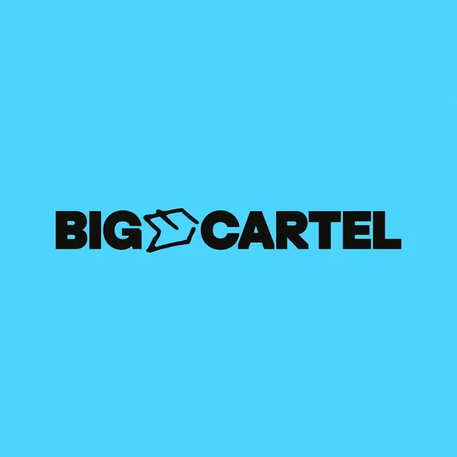 Big Cartel logo, geometric, minimal, dark