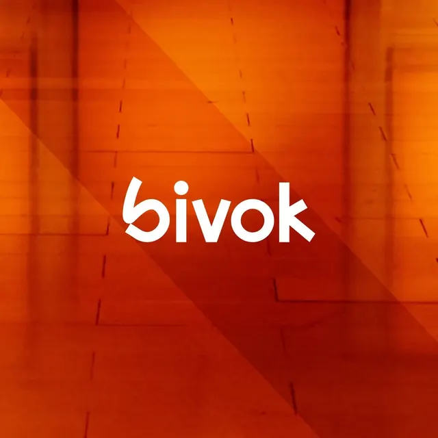 Bivok logo, minimal, light