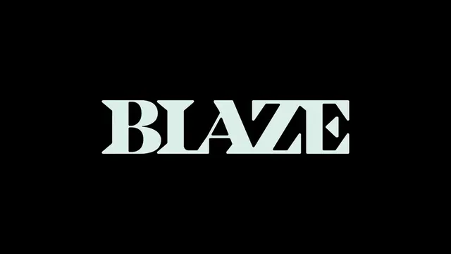 Blaze logo, luxury, geometric, cool