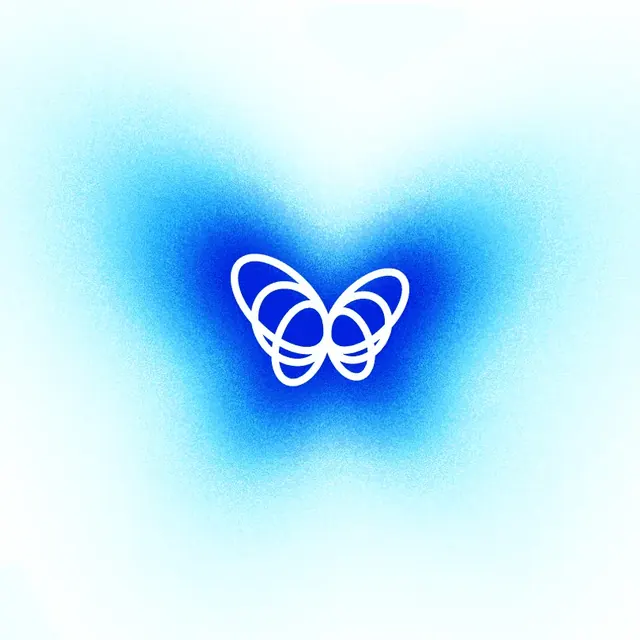 Bloom logo, geometric, minimal, light