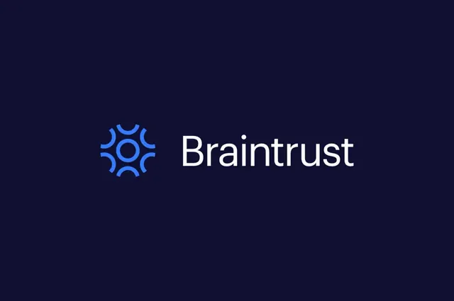 Braintrust logo, geometric, minimal, cool