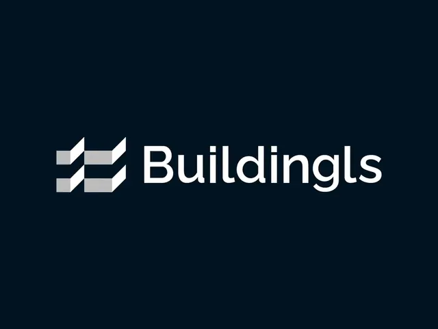 Buildingls logo, geometric, minimal, light