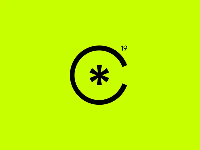 Refresh icon with lime green background, minimal, geometric, neon