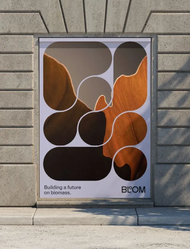 BLOM organic biomass identity, minimal, organic, light
