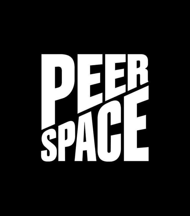 Bold stacked wordmark on black, minimal, geometric, dark
