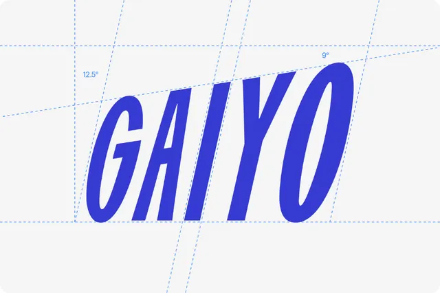 Isometric type scale reference, geometric, minimal, light