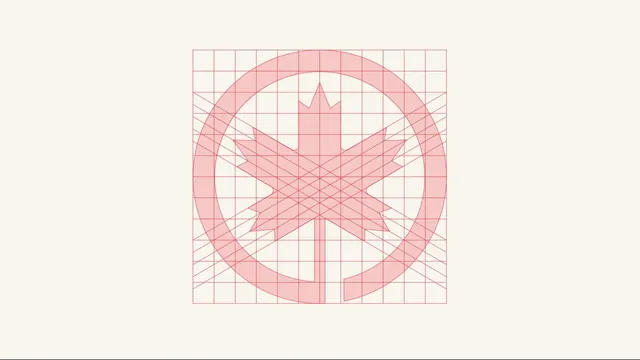 Geometric Star Emblem, minimal, geometric, light