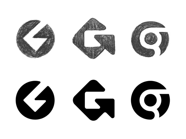 Minimal monochrome identity system, minimal, monochrome, dark