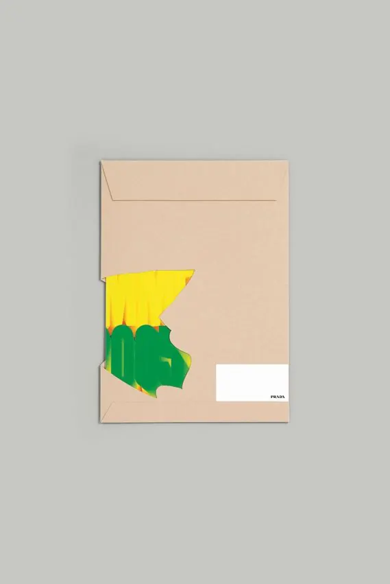 Envelope with layered organic shape, minimal, organic, light