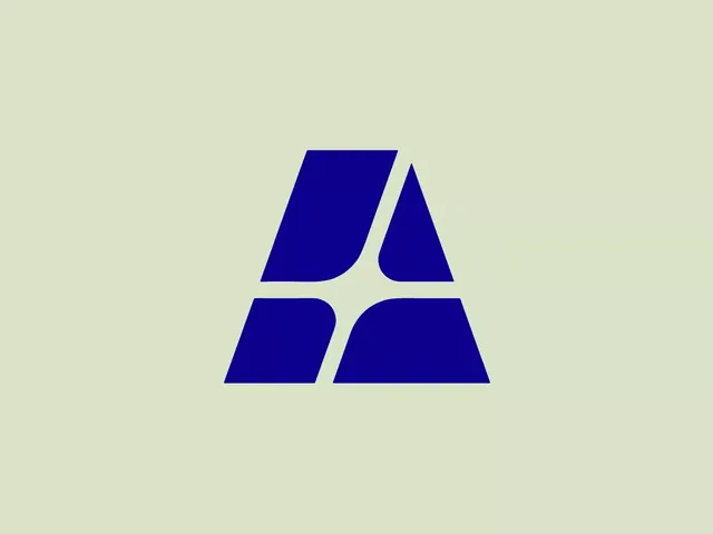 Letter A Logo / Blue Logo / Abstract Logo / Utilities Logo / Akku Vertrieb..., minimal, geometric, light
