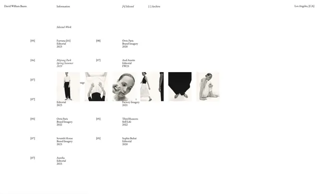 Minimalist Portrait Identity System, minimal, swiss, monochrome