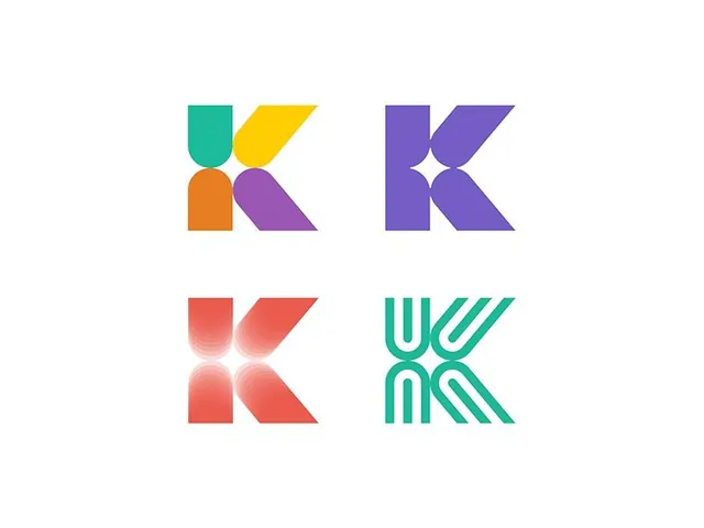 Minimal geometric logo, minimal, geometric, light