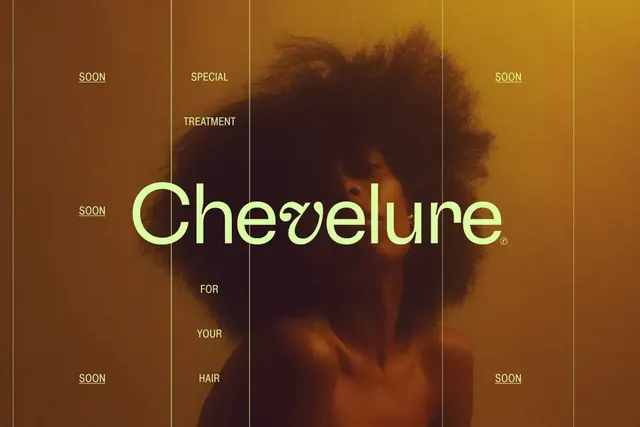 Chevelure logo, geometric, minimal, cool