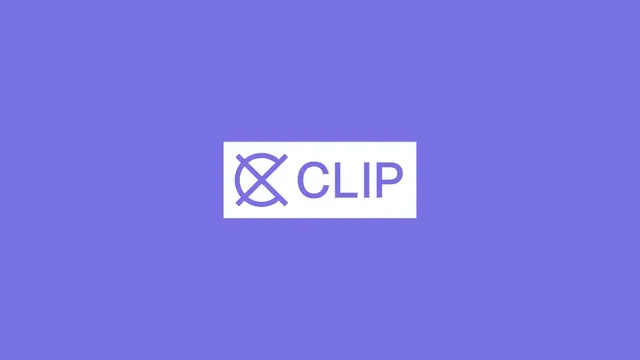 Clip logo, geometric, minimal, cool