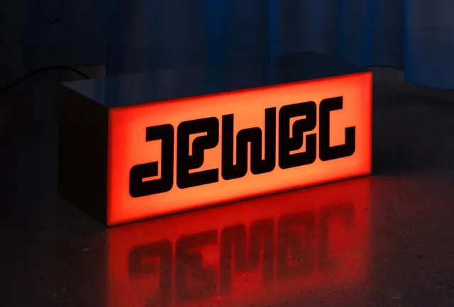 Glowing Neon Wordmark, neo-brutalist, dark-mode, high-contrast