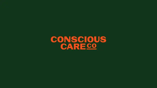 Conscious Care logo, minimal, warm