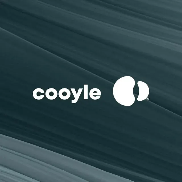Cooyle logo, geometric, minimal, light