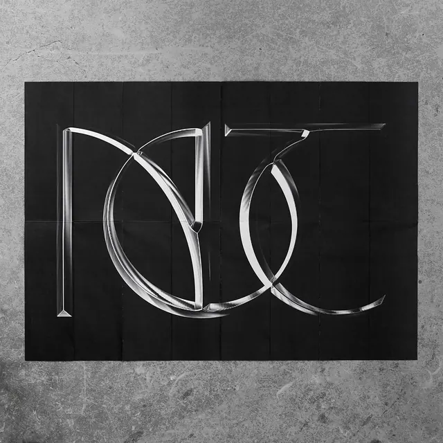 Monogram Line Art, minimal, line-art, monochrome
