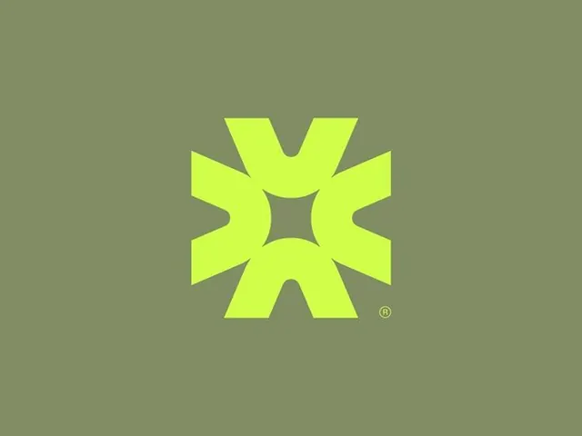 Neon star geometric mark, geometric, minimal, neon