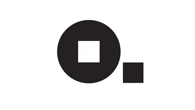 Nested-square geometric icon, minimal, geometric, dark