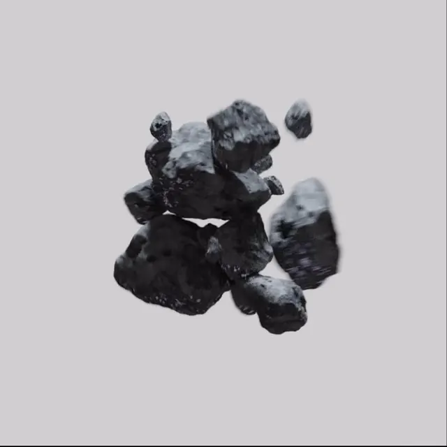 Scattered black rocks photography study, monochrome, minimal, dark