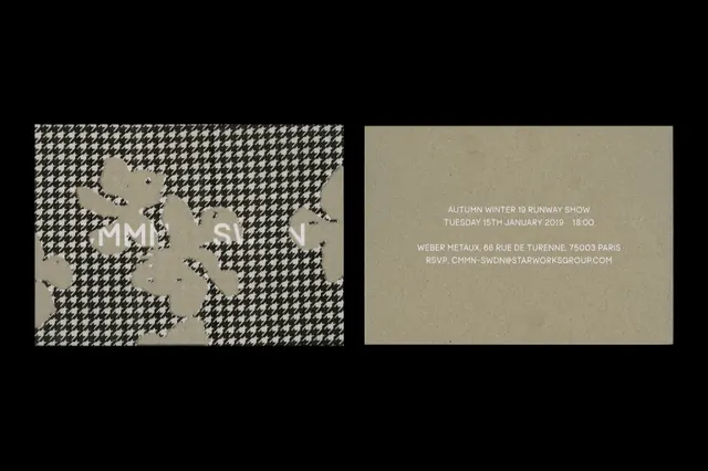 Minimalist checkerboard and kraft business card, minimal, retro, light