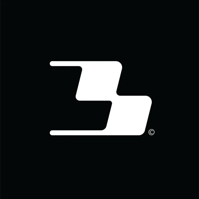 Minimal geometric logo, minimal, geometric, dark