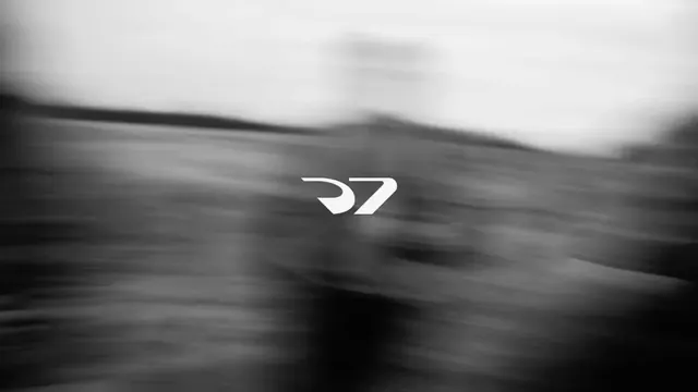 D7 logo, geometric, minimal, light