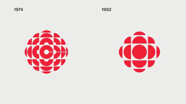 Evolution of a Logo Mark, minimal, geometric, muted