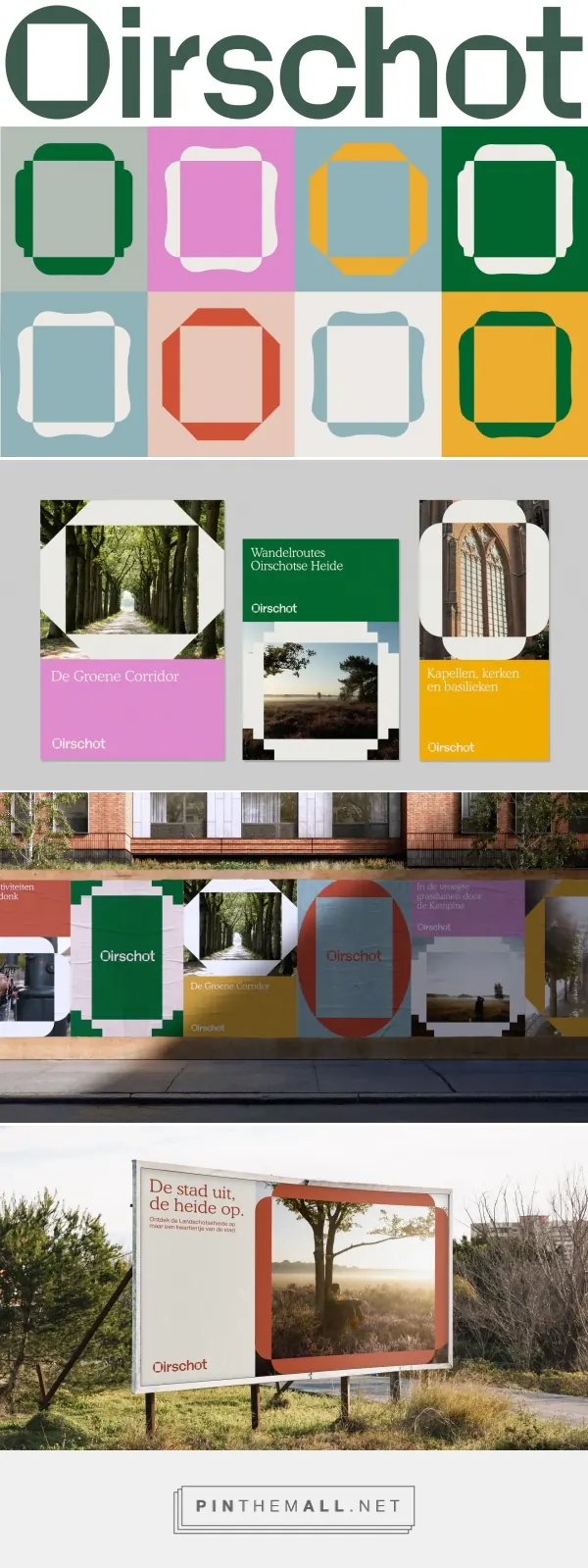 Dirschot modular color and interior mood board, geometric, minimal, muted
