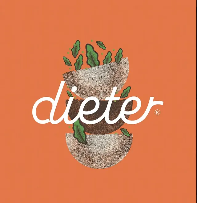 Dieter logo, playful, light