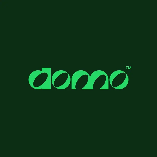 Domo logo, geometric, minimal, cool