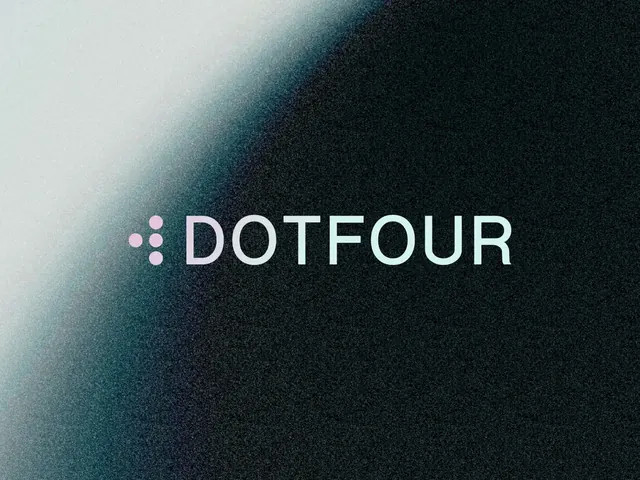 DotFour logo, geometric, minimal, light