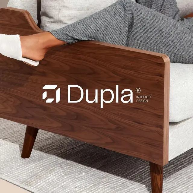 Dupla logo, geometric, minimal, light
