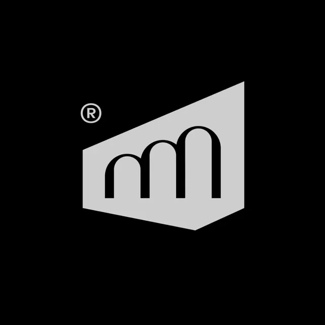 Fintech growth shield logo, minimal, geometric, dark
