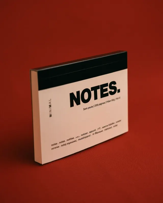 Warm terracotta type specimen with stark uppercase layout, minimal, editorial, warm