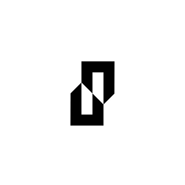N, minimal, monochrome, high-contrast