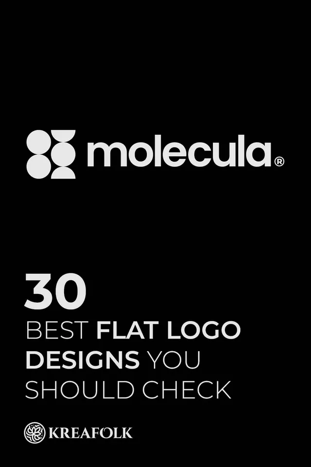 Molecula logo with editorial feature headline, minimal, editorial, dark