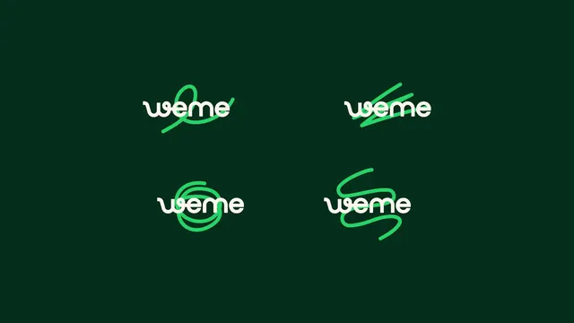 Minimal organic wordmark, minimal, organic, dark