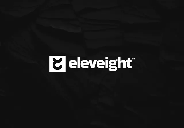 Eleveight logo, geometric, minimal, light