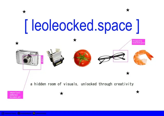 Leo Locked visual portfolio, playful, minimal, light