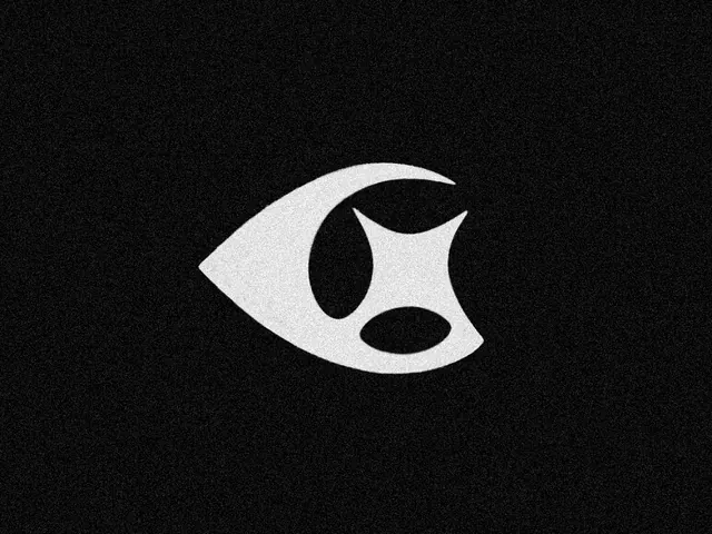 Minimal monochrome logo, minimal, monochrome, dark