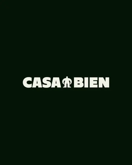 Casa Bien monochrome wordmark, monochrome, minimal, dark