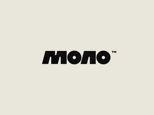 MONO heavyweight geometric wordmark, minimal, geometric, dark