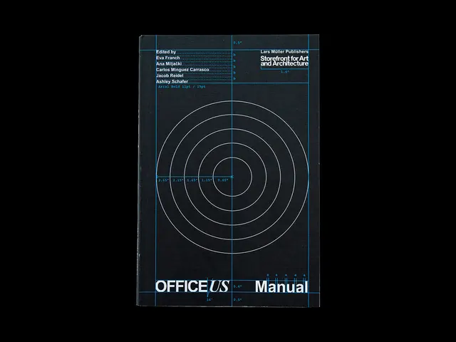 OFFICE/S Manual Cover, minimal, technical, dark